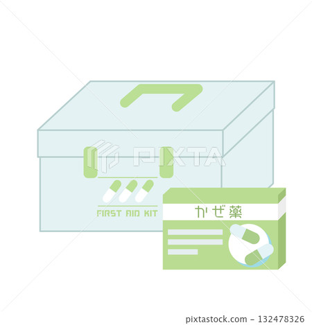 可愛急救箱的插圖 可愛急救箱的插圖 132478326