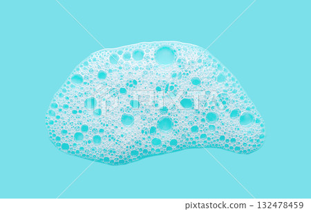 Detergent foam or soap or shaving gel. 132478459