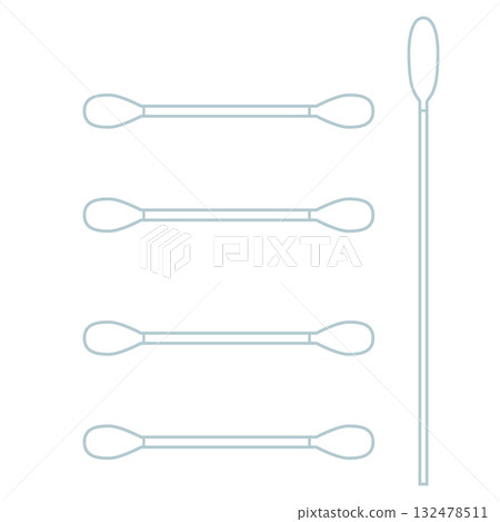 棉花棒插圖集 棉花棒插圖集 132478511