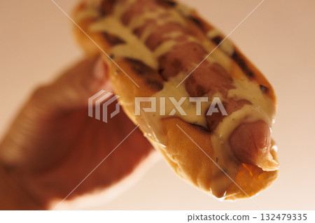 芥末蛋黃醬熱狗 芥末蛋黃醬熱狗 132479335