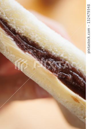 Bean paste butter sandwich (soul food from Mutsu City, Aomori Prefecture) Bean paste butter sandwich (soul food from Mutsu City, Aomori Prefecture) 132479348