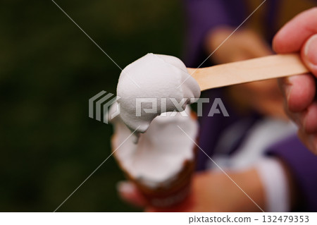 Shimokita Wine Soft Serve Ice Cream (Mutsu City, Aomori Prefecture) 132479353