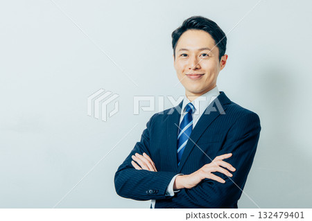 Middle-aged man suit portrait Middle-aged man suit portrait 132479401