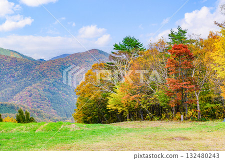 Autumn at the foot of Mt. Izumigatake Autumn at the foot of Mt. Izumigatake 132480243