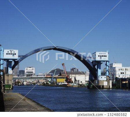 Shirinashi River Floodgate 132480382