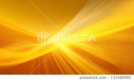 energy lines, glowing waves in the dark 132480990