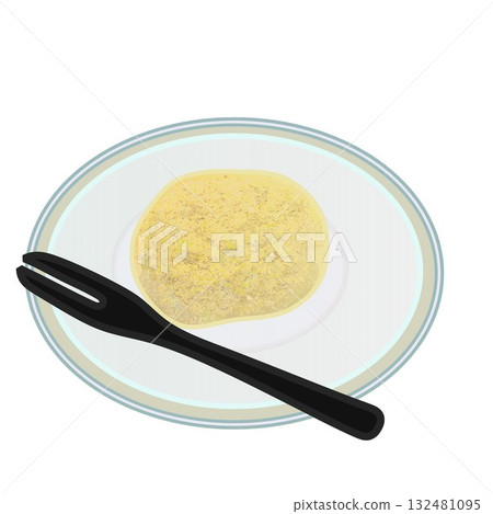 盤中的黃豆粉 盤中的黃豆粉 132481095