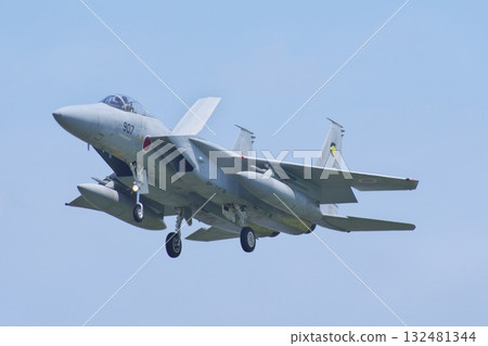 306th Squadron F-15J preparing to land 132481344