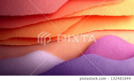 heart shaped marshmallows on pink paper background 132481844