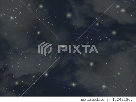 Glittering starry sky 132481862