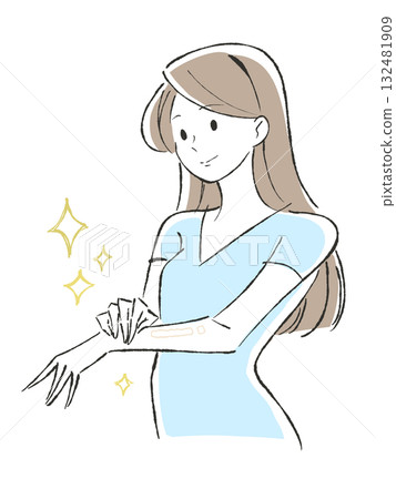 Skin care woman smile 132481909