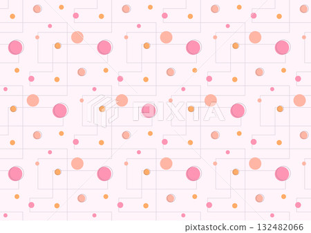 Simple and cute polka dot seamless background_pink Simple and cute polka dot seamless background_pink 132482066