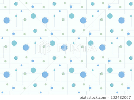 Simple and cute polka dot seamless background_blue 132482067