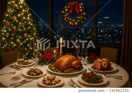 Christmas dinner 132482250