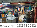 A mess in the workshop, an unorganized garage. 132482282