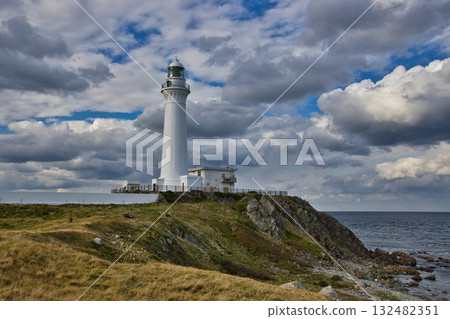 青森縣東通村尻屋崎燈塔 132482351