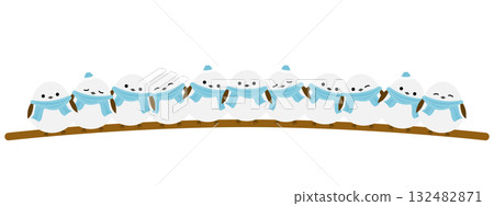 Warm and cozy long-tailed tit dumplings for everyone 132482871