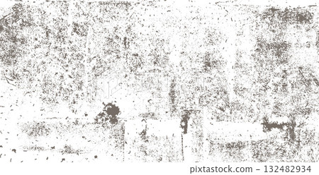 Urban wall with daub grainy texture. Grunge rough background. Fabric material with brown spots. White dab backdrop with speckles and dust. Canvas wall vector illustration Urban wall with daub grainy texture. Grunge rough background. Fabric material with brown spots. White dab backdrop with speckles and dust. Canvas wall vector illustration 132482934