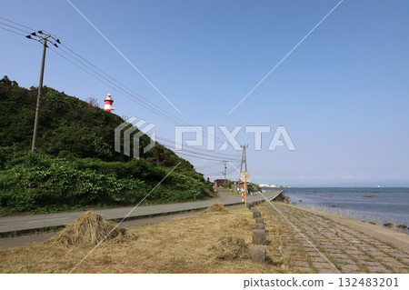 秋田男鹿巳崎燈塔 132483201