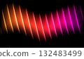 Black background and colorful accordion-shaped lights 132483499