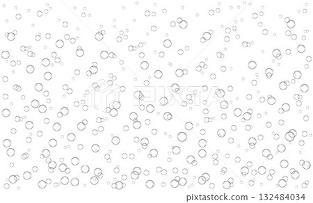 Realistic fizzing water drops background. Realistic fizzing water drops background. 132484034