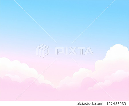 天空與雲彩奇幻童話 132487683