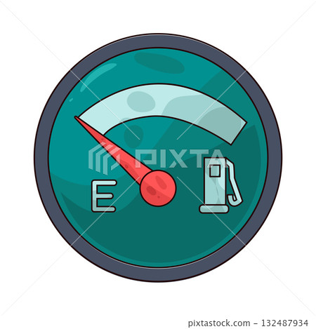 illustration of Fuel Gauge illustration of Fuel Gauge 132487934