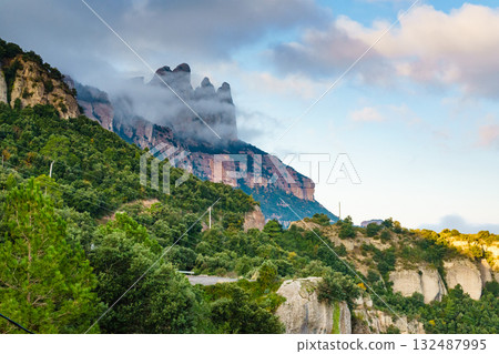 Mountain of Montserrat, Catalonia Spain. 132487995