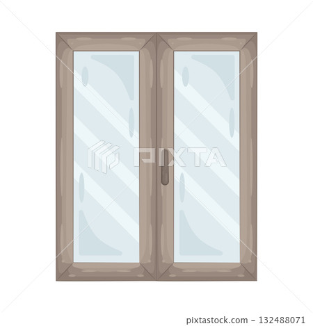 Illustration of window Illustration of window 132488071