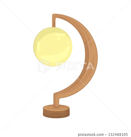 Illustration of table lamp Illustration of table lamp 132488105