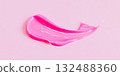 Pink lipstick lip gloss swatch cosmetic beauty texture 132488360
