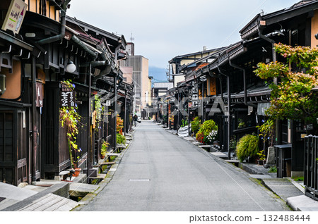 岐阜縣飛驒高山的舊街道 岐阜縣飛驒高山的舊街道 132488444