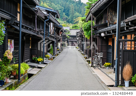 The old townscape of Hida Takayama, Gifu Prefecture 132488449