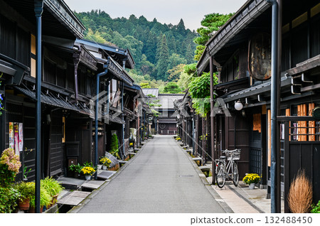 岐阜縣飛驒高山的舊街道 岐阜縣飛驒高山的舊街道 132488450
