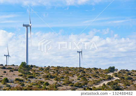 Wind turbine plant, power generator Wind turbine plant, power generator 132488482