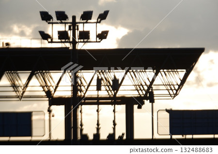 黃昏的大阪花園橄欖球場 132488683