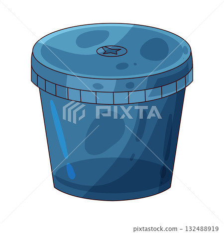 illustration of Plastic Cup 132488919