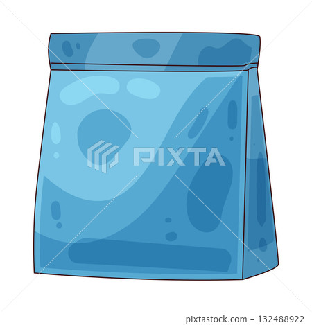 illustration of Plastic Pouch 132488922