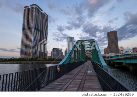 Harumi Bridge Promenade Former Harumi Railway Bridge September 2025 Harumi Bridge Promenade Former Harumi Railway Bridge September 2025 132489299