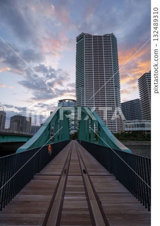 Harumi Bridge Promenade Former Harumi Railway Bridge September 2025 Harumi Bridge Promenade Former Harumi Railway Bridge September 2025 132489310