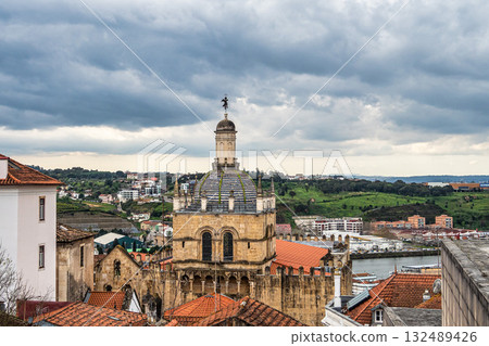 View of Coimbra, a riverfront city in central Portugal and the former capital of Portugal View of Coimbra, a riverfront city in central Portugal and the former capital of Portugal 132489426