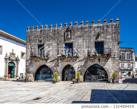 25 de April monument at Freedom Square, Viana do Castelo, Minho, Portugal. 132489459
