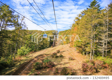 富士見全景度假村(入笠山)在秋葉盛開時最美 富士見全景度假村(入笠山)在秋葉盛開時最美 132489495