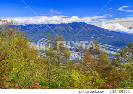 富士見全景度假村(入笠山)在秋葉盛開時最美 富士見全景度假村(入笠山)在秋葉盛開時最美 132489561