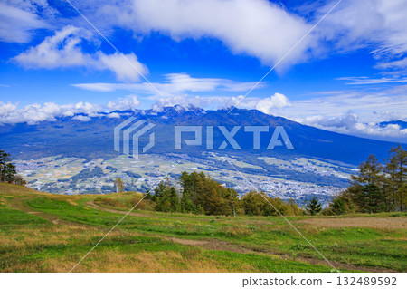 富士見全景度假村（入笠山）在秋葉盛開時最美 132489592