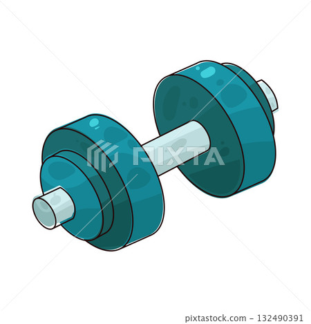 illustration of Dumbbell  132490391
