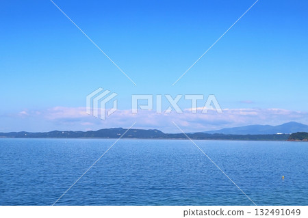 View from the coast of Obama, Unzen city View from the coast of Obama, Unzen city 132491049