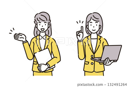 兩名辦公室職員 兩名辦公室職員 132491264