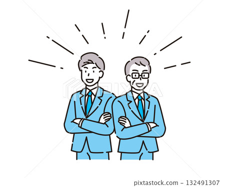 Two business people Two business people 132491307