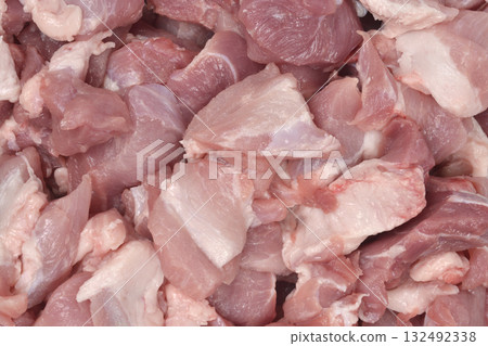 Chopped Pork Meat 132492338